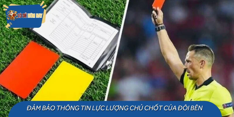 Đảm bảo thông tin lực lượng chủ chốt của đôi bên