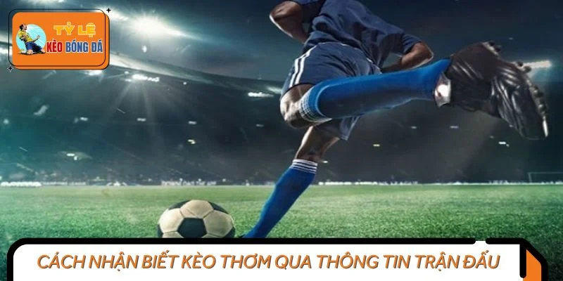 Cách nhận biết kèo thơm dựa vào thông tin trận đấu