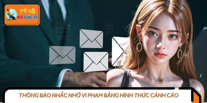 Vi phạm điều khoản dịch vụ nhẹ sẽ bị gửi thông báo nhắc nhở