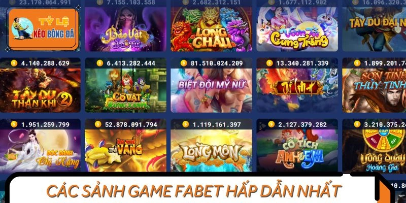 Các hình thức game nổi bật tại Fabet