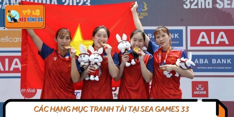 Các hạng mục tranh tài tại SEA Games 33