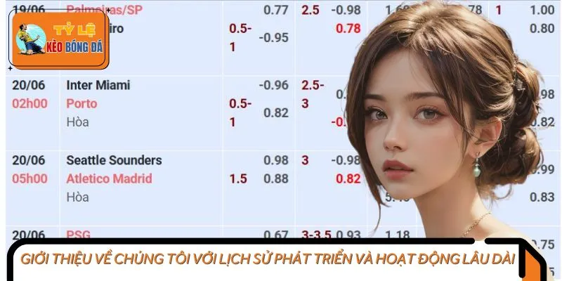 Thông tin về chúng tôi thể hiện qua lịch sử hoạt động lâu dài
