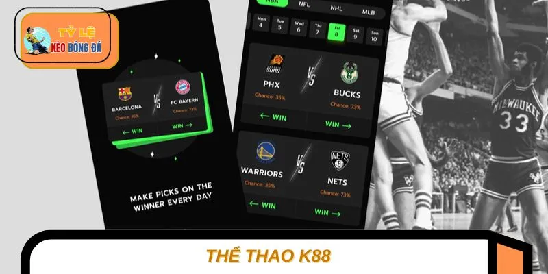 Thể Thao K88 - Sảnh Cá Cược Kịch Tính Hàng Đầu Châu Á
